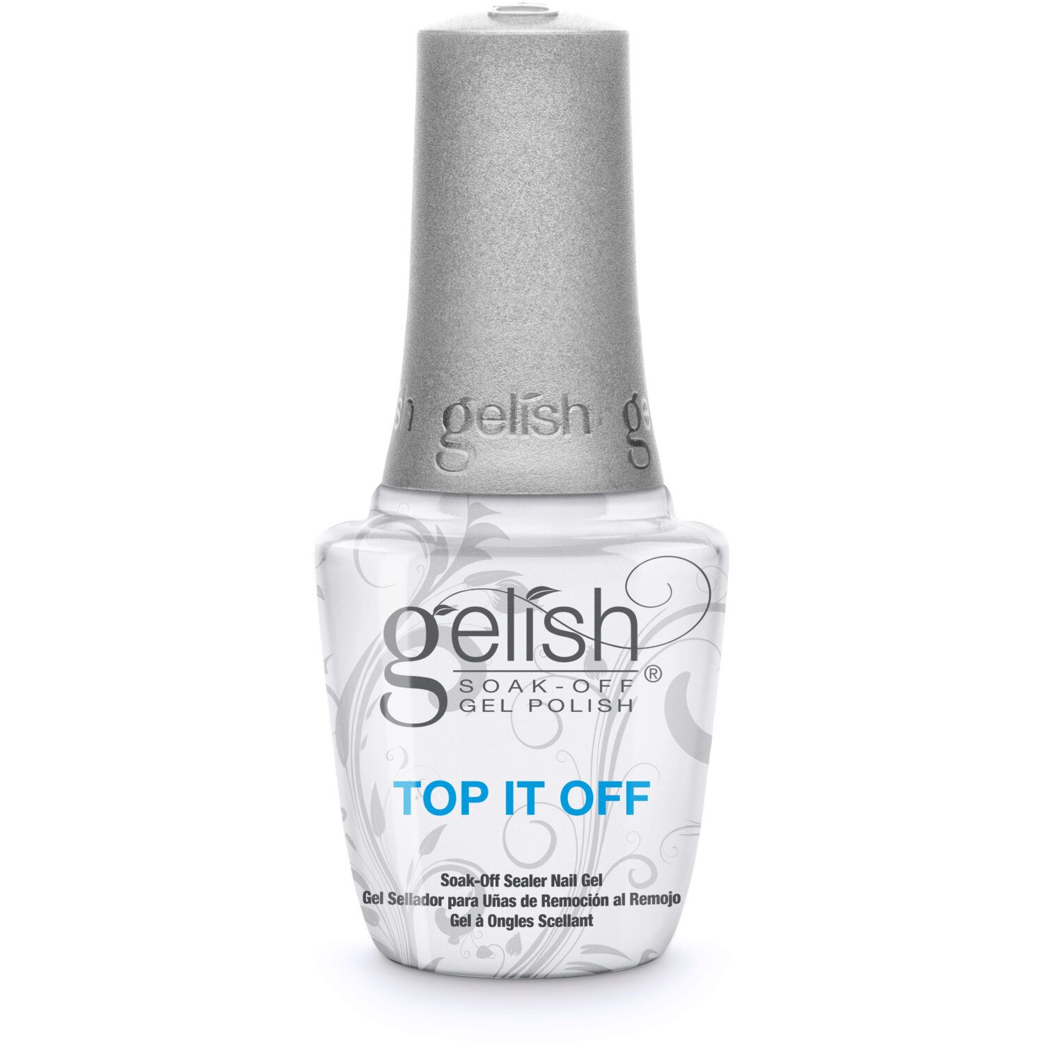 Gelish Top It Off Sealer Gel Top Coat LED Gel Polish, 0.5 fl oz.