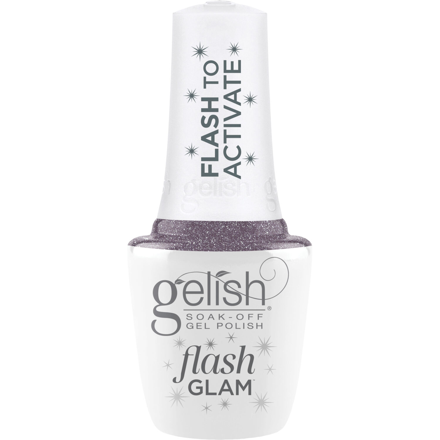 Gelish Flash Glam Time To Sparkle Glitter Gel Polish, 0.5 fl oz.