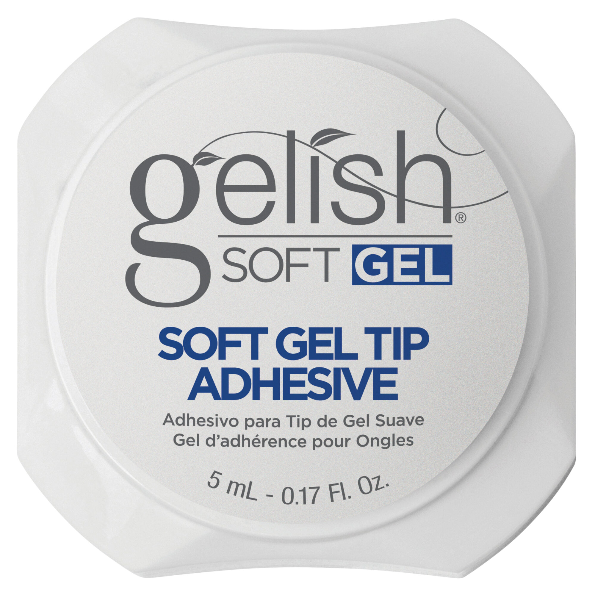 Gelish Soft Gel Tip Adhesive Jar, 0.17 fl oz.